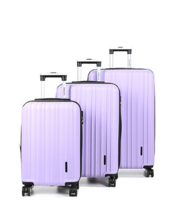 Комплект чемоданов Airtex 623 Worldline фиолетовый фото, картинка, изображение