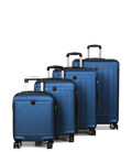 Набор чемоданов 4 в 1 Airtex 630 Worldline синий фото, картинка, изображение
