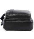 Мужской кожаный черный слинг на плечо Tiding Bag A25F-6601A фото, картинка, изображение