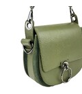 Кросбоді маленьке шкіряне комбінація шкіри та замші Firenze Italy F-IT-9887GR-D картинка, зображення, фото