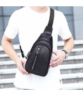 Сумка на одну шлейку чорна Tiding Bag FL-A25F-5055A картинка, зображення, фото