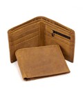 Портмоне маленькое светло-коричневое Tiding Bag M39-1021-1B фото, картинка, изображение