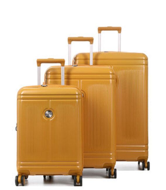 Набор чемоданов Airtex 649 желтый фото, картинка, изображение