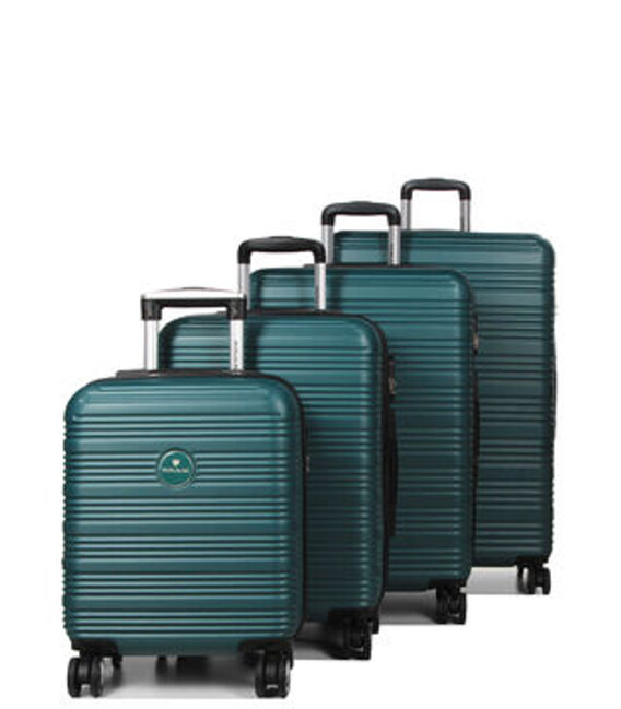 Набор чемоданов 4 в 1 Airtex 805 зеленый фото, картинка, изображение