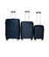 Набор чемоданов Snowball 43803 Evora синий фото, картинка, изображение