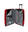 Набор чемоданов Snowball 43803 Evora красный фото, картинка, изображение