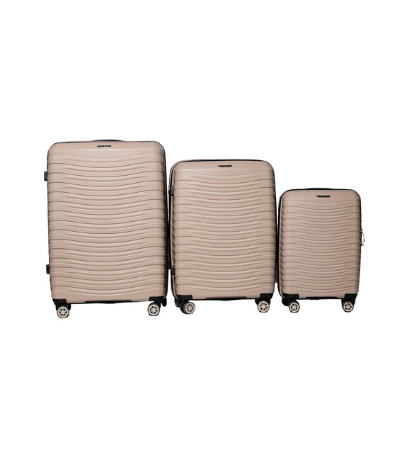 Набір валіз Snowball 43803 Evora шампань картинка, зображення, фото