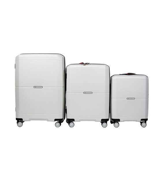 Набір валіз Snowball 49103 білий - картинка, зображення, фото валізи