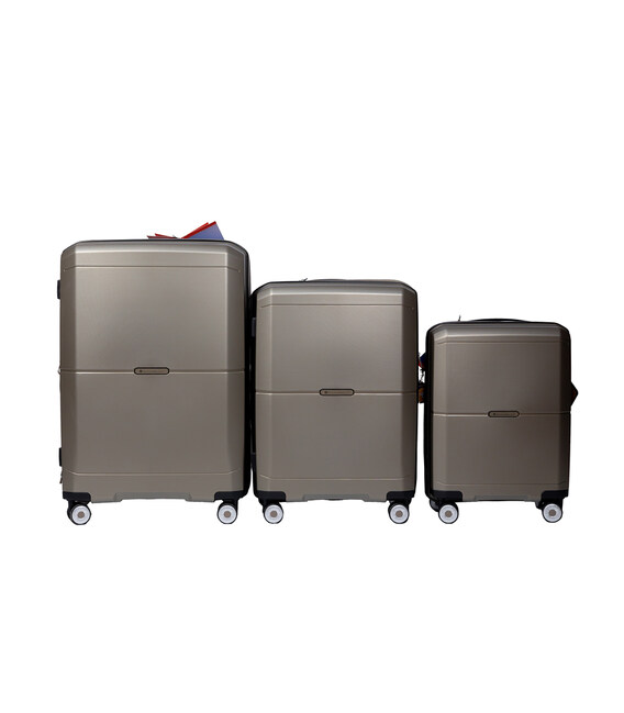 Набір валіз Snowball 49103 шампань - картинка, зображення, фото валізи