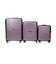 Набор чемоданов Snowball 49103 фиолетовый фото, картинка, изображение