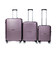 Набор чемоданов Snowball 49103 фиолетовый фото, картинка, изображение