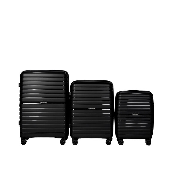 Набір валіз Snowball 49203 Bilbao чорний - картинка, зображення, фото валізи