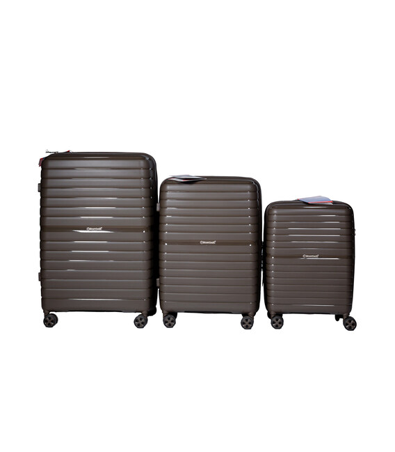 Набор чемоданов Snowball 49203 Bilbao коричневый фото, картинка, изображение