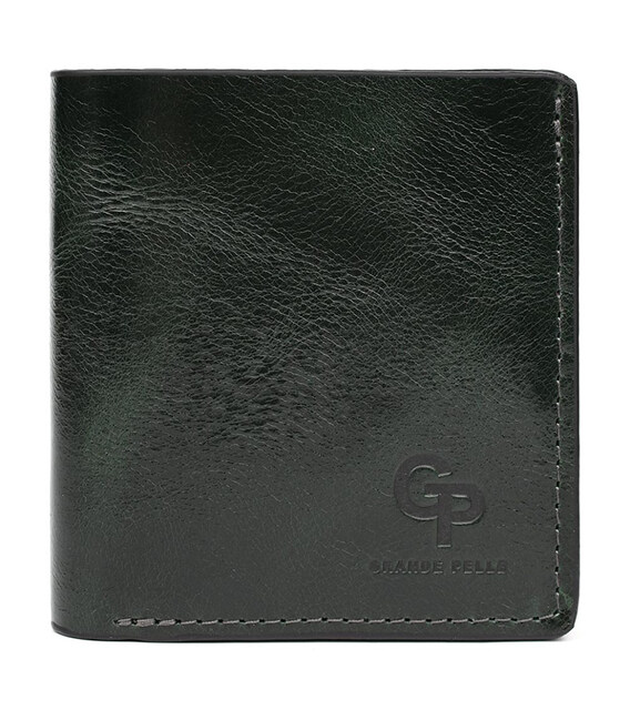 Портмоне Lettera з монетницею, зелений Алькор Grande Pelle 537391 картинка, зображення, фото