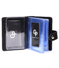 Кардхолдер CardCase чорна шкіра Grande Pelle 311410 картинка, зображення, фото
