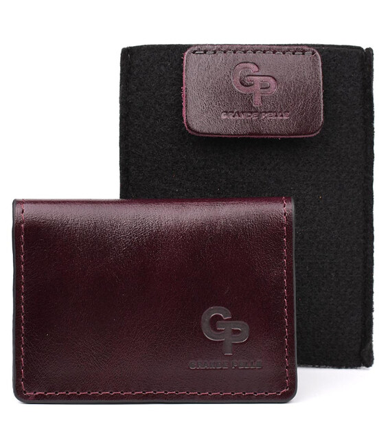 Обкладинка на ID паспорт автодокументи права бордо Grande Pelle 211361 фото, картинка, изображение