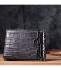 Практичный мужской кошелек-зажим из натуральной кожи KARYA 22851 Серый фото, картинка, изображение