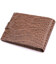 Вместительный мужской кошелек из натуральной кожи KARYA 22854 Коричневый фото, картинка, изображение