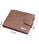Вместительный мужской кошелек из натуральной кожи KARYA 22854 Коричневый фото, картинка, изображение