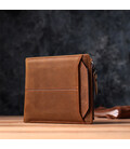 Практичний гаманець для чоловіків з натуральної шкіри 22856 Vintage Коричневий картинка, зображення, фото