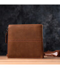 Чоловічий шкіряний гаманець для карток купюр та монет Vintage 22856 Коричневий картинка, зображення, фото
