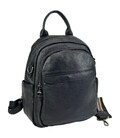 Женский кожаный черный рюкзак Olivia Leather F-FL-NWBP27-8061A фото, картинка, изображение