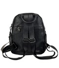 Шкіряний жіночий чорний рюкзак Olivia Leather F-FL-NWBP27-8061A картинка, зображення, фото