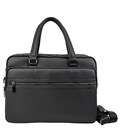 Мужская кожанная сумка для документов на два отдела Tiding Bag A25F-252319A фото, картинка, изображение