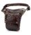 Сумка-барсетка на пояс мужская кожаная Vintage 20013 Коричневая фото, картинка, изображение