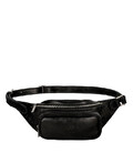 Жіноча шкіряна сумка-слінг Belly Bag - Independent People - Чорний колір - Time Resistance 5225001W фото, картинка, изображение
