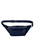 Жіноча шкіряна сумка-слінг Belly Bag - Independent People - Синій колір - Time Resistance 5231801W фото, картинка, изображение