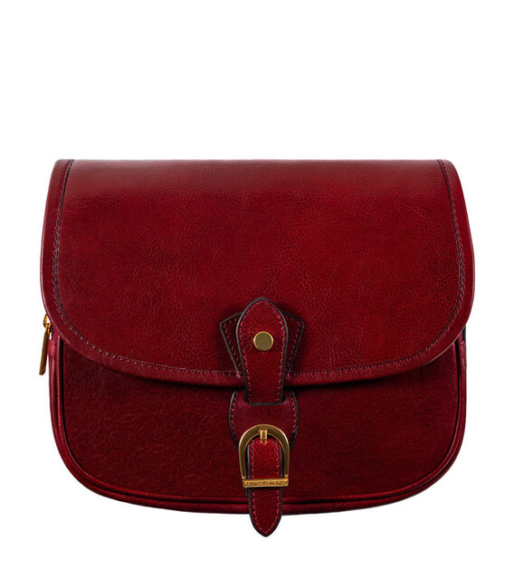 Жіноча шкіряна сумка-сідло - Women In Love - Червоний колір - Time Resistance 5244001 фото, картинка, изображение