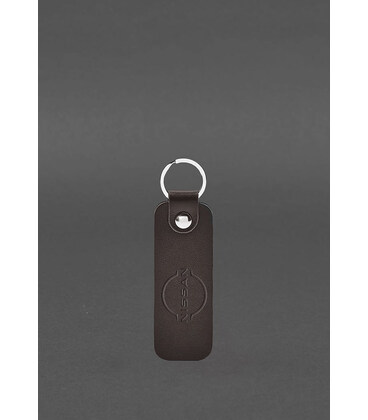 Шкіряний брелок для Авто Nissan темно-коричневий картинка, зображення, фото