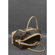 Дорожная сумка из коричневого канваса и натуральной светло-бежевой кожи Crazy Horse фото