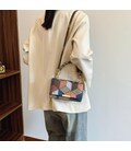 Кросбоді з еко-шкіри з геометричним малюнком Lilly P2-15119230BL картинка, зображення, фото