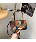 Кросбоді з еко-шкіри з геометричним малюнком Lilly P2-15119230BL картинка, зображення, фото