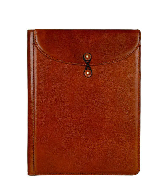 Шкіряний портфель для жінок - The Loved One - Коньячно-коричневий колір - Time Resistance 5245901W картинка, зображення, фото