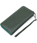 Женский клатч-кошелек на молнии ST Leather 18936 Зеленый фото, картинка, изображение
