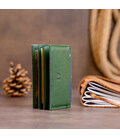 Визитница-книжка ST Leather 19215 Зеленая фото, картинка, изображение