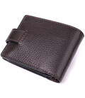 Практичне портмоне з люксової зернистої шкіри флотар GRANDE PELLE 22876 Коричневий картинка, зображення, фото