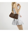 Удлиненная сумка через плечо из эко-кожи Lilly P2-8577-1DB фото, картинка, изображение