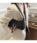 Кроссбоди из эко-кожи черное Lilly P2-6718A фото, картинка, изображение