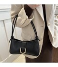 Кроссбоди из эко-кожи черное Lilly P2-6718A фото, картинка, изображение