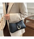 Кроссбоди из эко-кожи черное Lilly P2-6718A фото, картинка, изображение