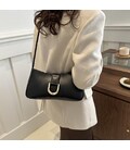 Кроссбоди из эко-кожи черное Lilly P2-6718A фото, картинка, изображение