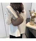 Напівкругла сумка з екошкіри Lilly P2-7056DB картинка, зображення, фото