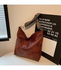 Сумка женская из эко-кожи с тканевым ремнем Lilly P1-6017BO фото, картинка, изображение