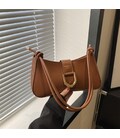 Кроссбоди из эко-кожи коричневое Lilly P2-6718C фото, картинка, изображение