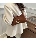 Кроссбоди из эко-кожи коричневое Lilly P2-6718C фото, картинка, изображение