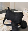 Вельветовая сумка через плечо с кошельком Lilly P4-9620A фото, картинка, изображение